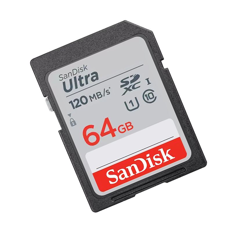 SanDisk（闪迪）Ultra 64G 高速版SDXC存储卡 读取120MB/S（C10视频等级，捕捉全高清，数码相机理想伴侣） 闪迪 SD ...